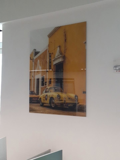 Porsche Glass Whiteboard Photo